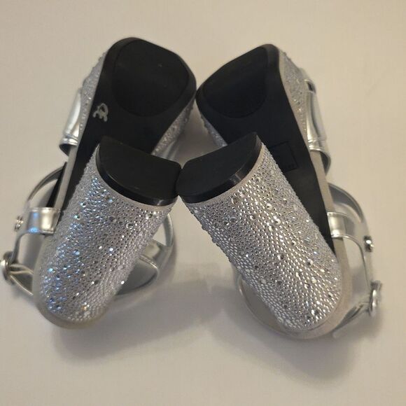 BRAND NEW GBG LOS ANGELES JEWEL STRAPPY HEELS  SANDALS R3 - Picture 14 of 15